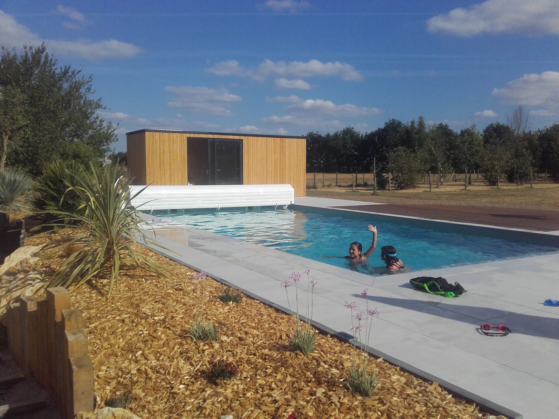 Terra Cime | Aménagement paysager autour d'une piscine | Le Marillais